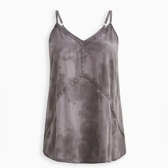 Torrid Grey Challis Swing Cami Top NWT - Picture 1 of 7